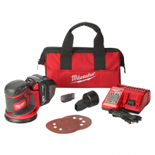 Milwaukee 2648-21 - Ensemble de ponceuse orbitale M18