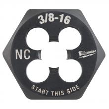 Milwaukee 49-57-5348 - Filière hexagonale de 1 po – 3/8 po-16 NC
