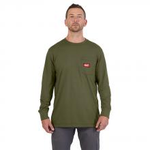 Milwaukee 606GN-L - GRIDIRON™ T-Shirt à poche - Manches longues Vert L