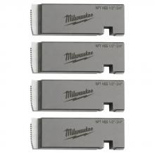 Milwaukee 48-36-1205 - Matrices de filetage NPT universelles à haute vitesse pour acier inoxydable 1/2 po – 3/4 po
