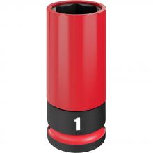 Milwaukee 49-66-7814 - Douille pour écrous de roue SAE de 1 po pour clé à cliquet de 1/2 po SHOCKWAVE Impact DutyMC