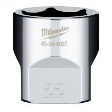 Milwaukee 45-34-8022 - Douille de 22 mm à prise de 3/8 po