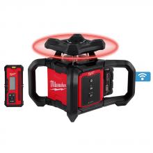 Milwaukee 3701-21 - M18™ Red Exterior Rotary Laser Level Kit with Receiver