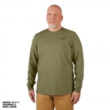 Milwaukee 604GN-L - T-shirt de travail hybride à manches longues (G) – Vert