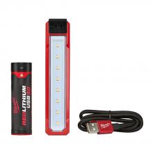 Milwaukee 2112-21 - Projecteur à faisceau étendu rechargeable  de poche ROVER™ à prise USB