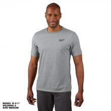 Milwaukee 603G-L - T-shirt de travail hybride à manches courtes (G) – Gris