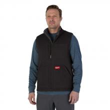 Milwaukee 801B-M - Veste sans manches robuste doublée de Sherpa pour hommes, M, noire