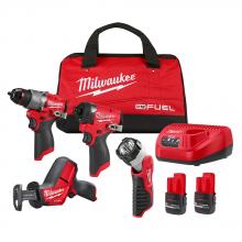Milwaukee 3497-24 - Kit combiné M12 FUEL™ 4 outils