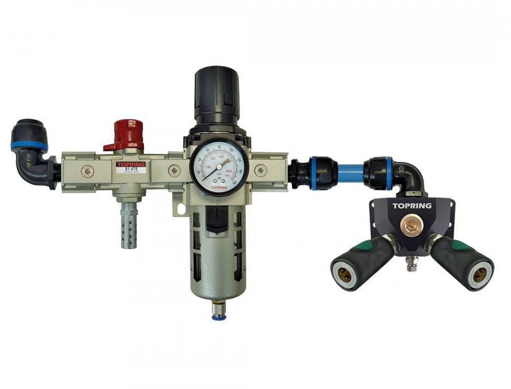 Unit?Š combin?Še FR avec distributeur et 2 raccords en composite Ultraflo pour 25 mm S