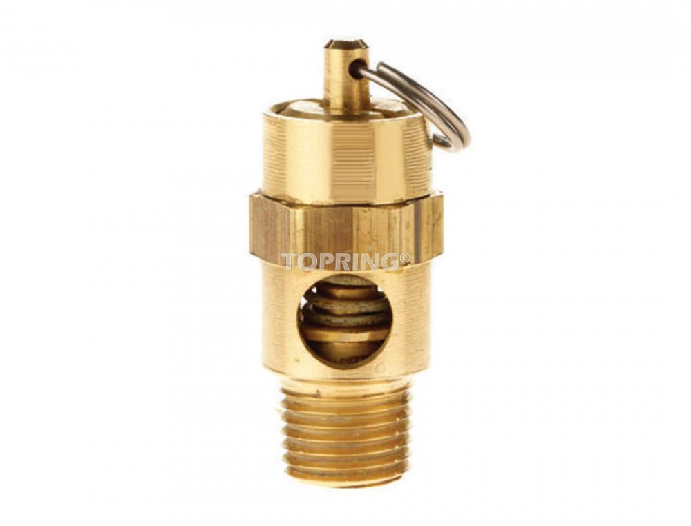 Soupape de sécurité en laiton 165 PSI 1/4 (M) NPT