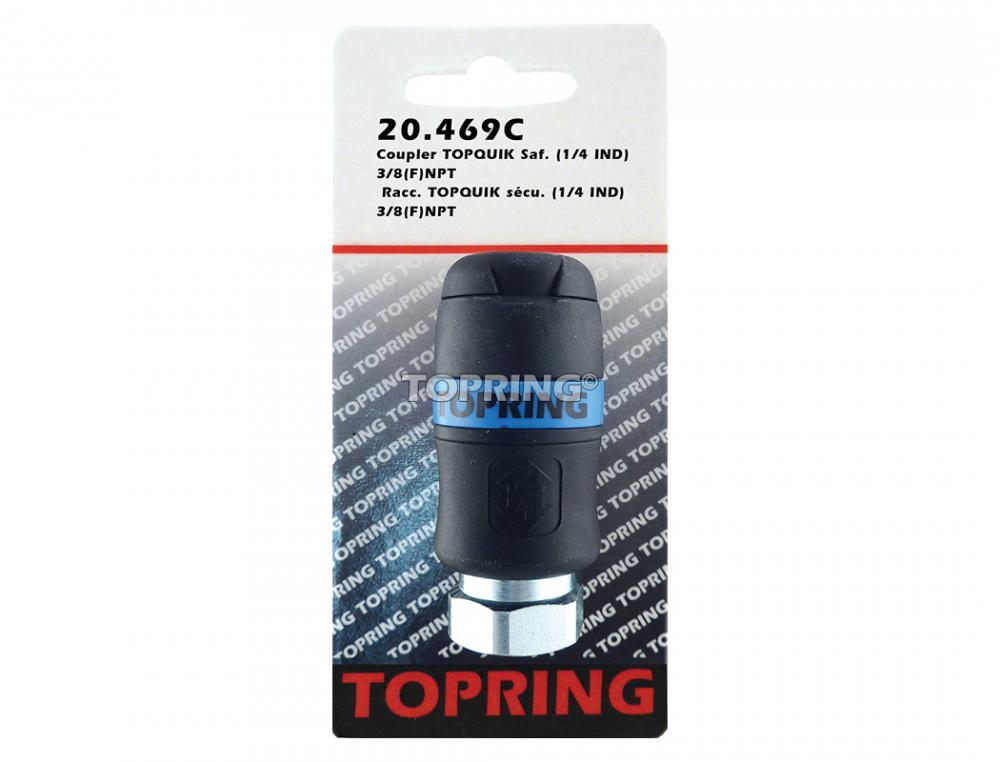 Raccord rapide 1/4 industriel en composite 3/8 (F) NPT