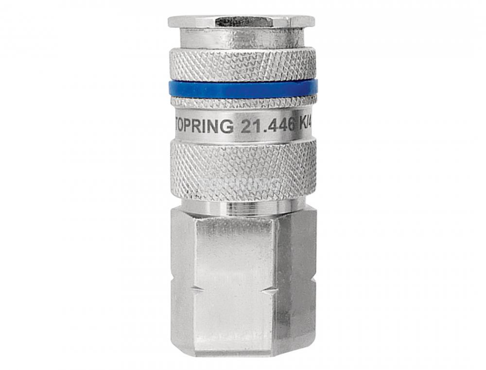 Raccord rapide 3/8 industriel en laiton 1/4 (F) NPT