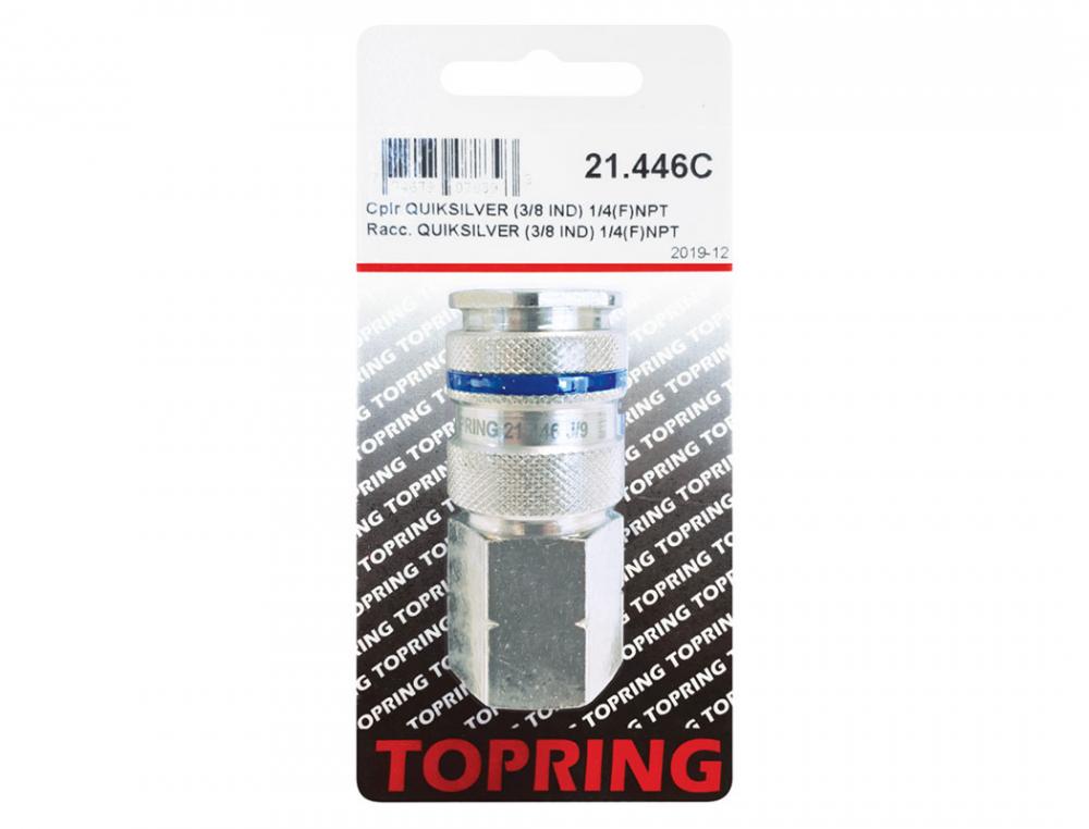 Raccord rapide 3/8 industriel en laiton 1/4 (F) NPT