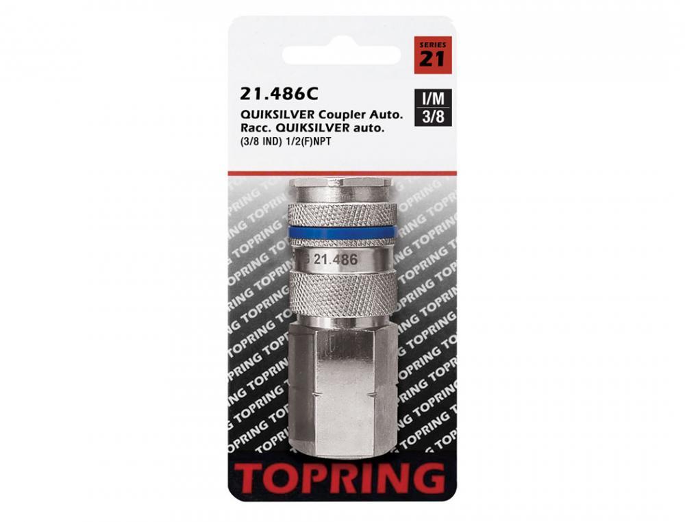 Raccord rapide 3/8 industriel en laiton 1/2 (F) NPT