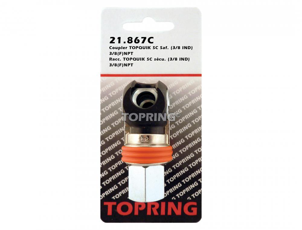 Raccord rapide 3/8 industriel en acier 3/8 (F) NPT