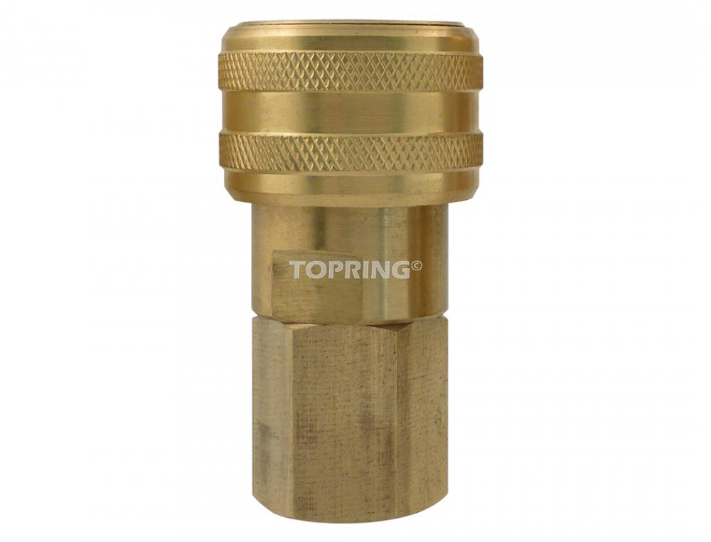 Raccord rapide 1/2 industriel en laiton 1/2 (F) NPT (multiple de 5)