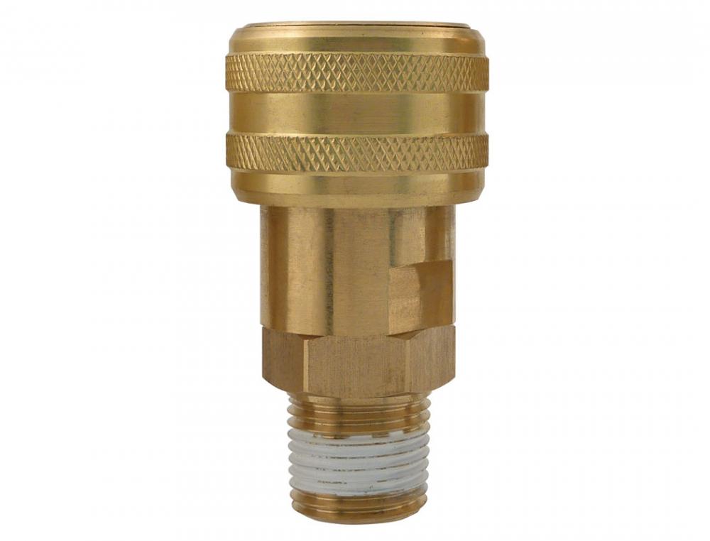 Raccord rapide 1/2 industriel en laiton 1/2 (M) NPT (multiple de 5)