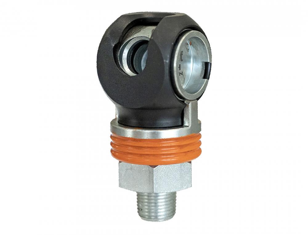 Raccord rapide 1/2 industriel en acier 3/4 (M) NPT