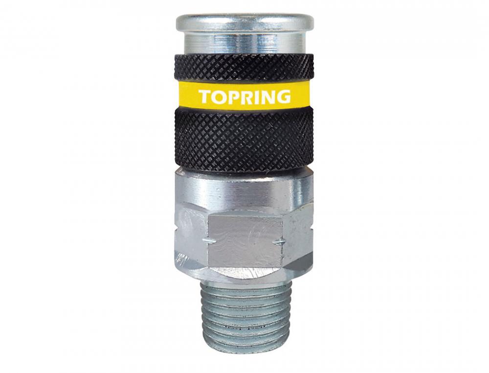 Raccord rapide 1/4 Aro 210 en acier 1/4 (M) NPT (multiple de 10)