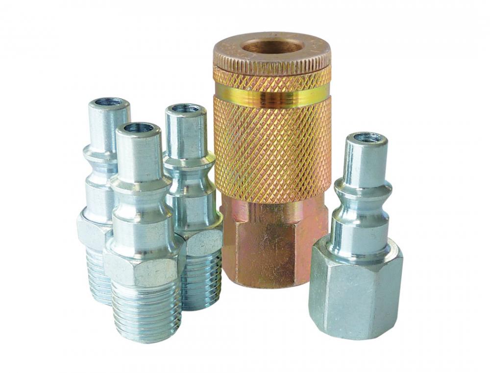 Ensemble 1/4 Aro 210 avec raccord rapide en acier 1/4 (F) NPT et 4 embouts