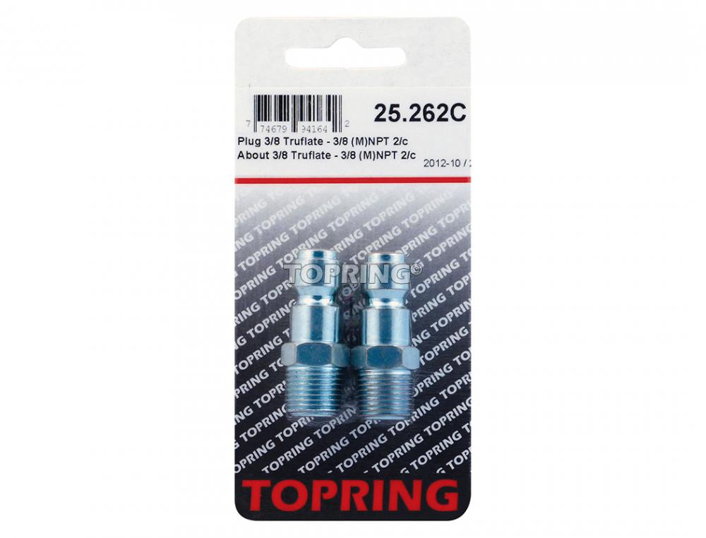 Embout 3/8 Truflate en acier 3/8 (M) NPT (multiple de 2)