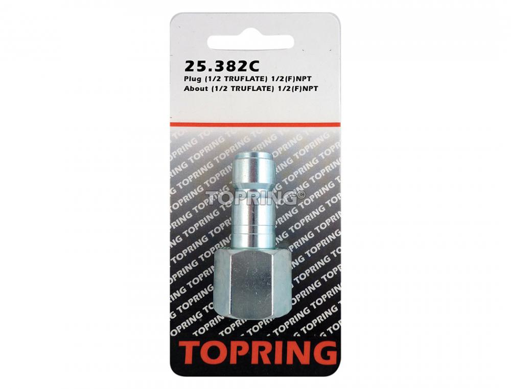 Embout 1/2 Truflate en acier 1/2 (F) NPT (multiple de 10)