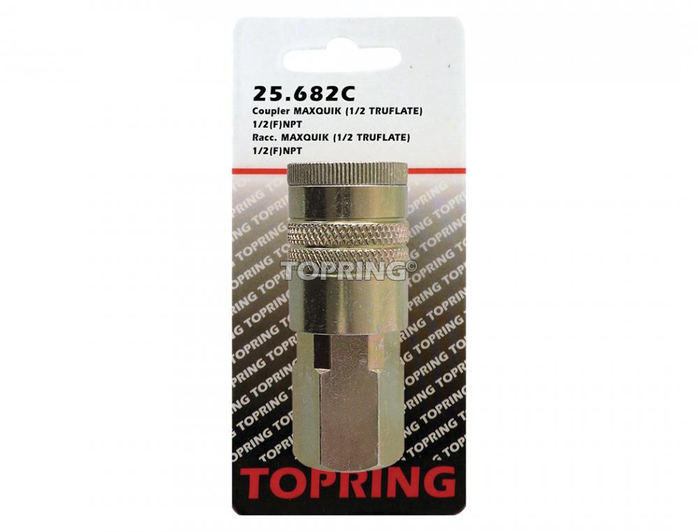 Raccord rapide 1/2 Truflate en acier 1/2 (F) NPT