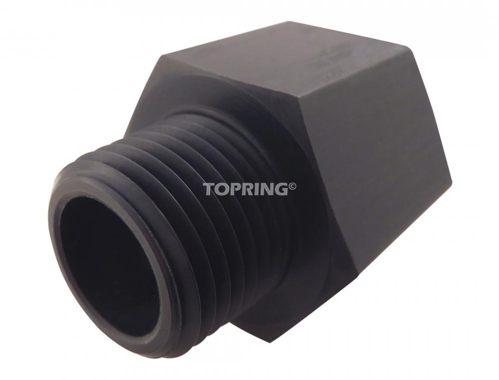 Adaptateur 1/2(F)BSPP x 1/2(M)NPT alu