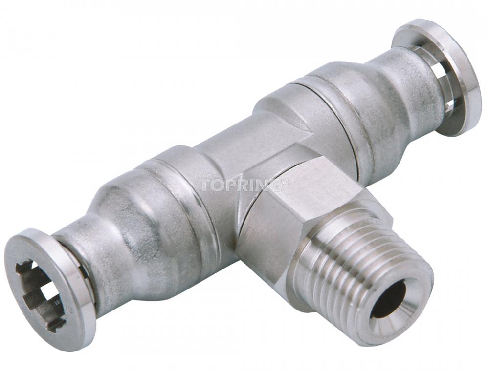 Jonct. (M) &#34;T&#34; piv. 16mm x 1/2(M)BSPT Inox TOPFIT