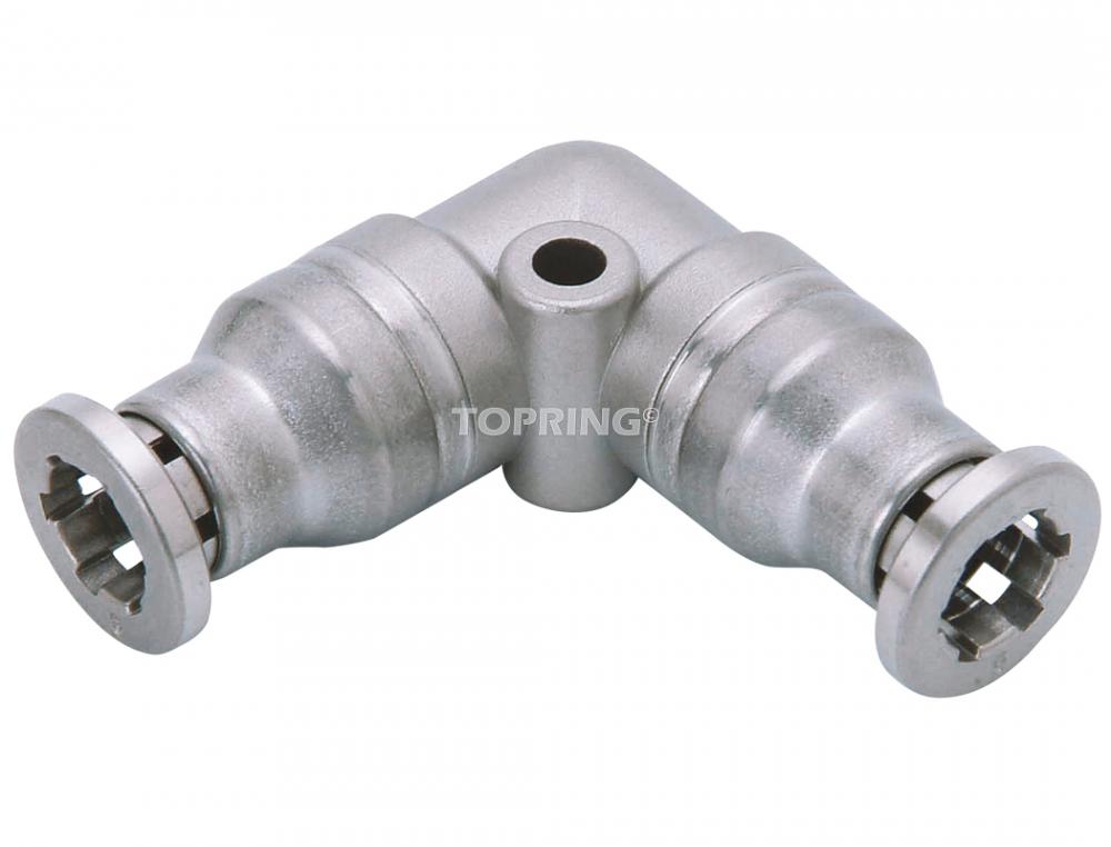 Union en coude 4mm Inox TOPFIT