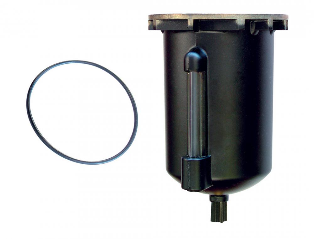Bol en m?Štal 0.5 L avec voyant de niveau pour filtre S5