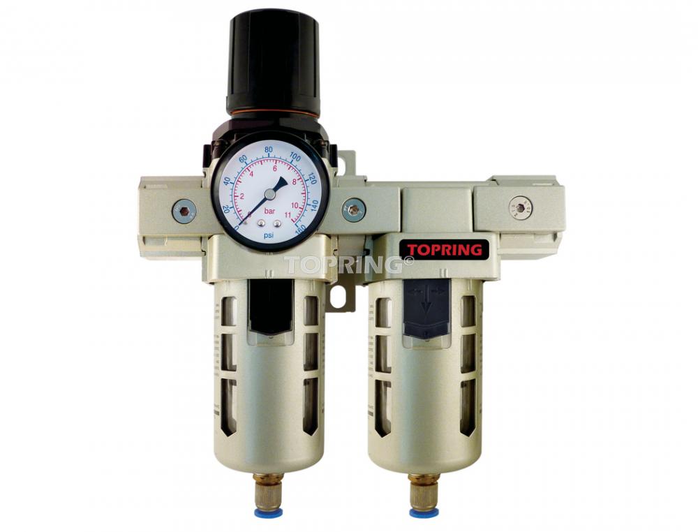 Filtre r?Šgulateur 5 microns 5 ?  125 PSI et filtre coalescent 0.3 micron 1/2 (F) NPT S
