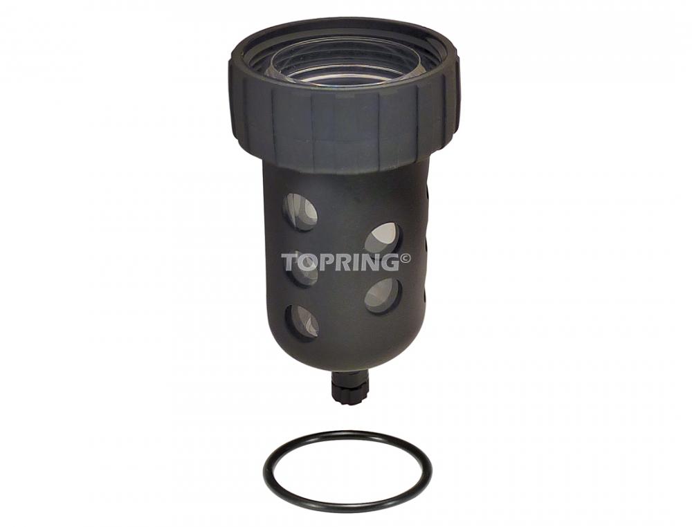 Bol polycarb. F,FC,F/R 1/4-3/8-1/2 manuel HIFLO2