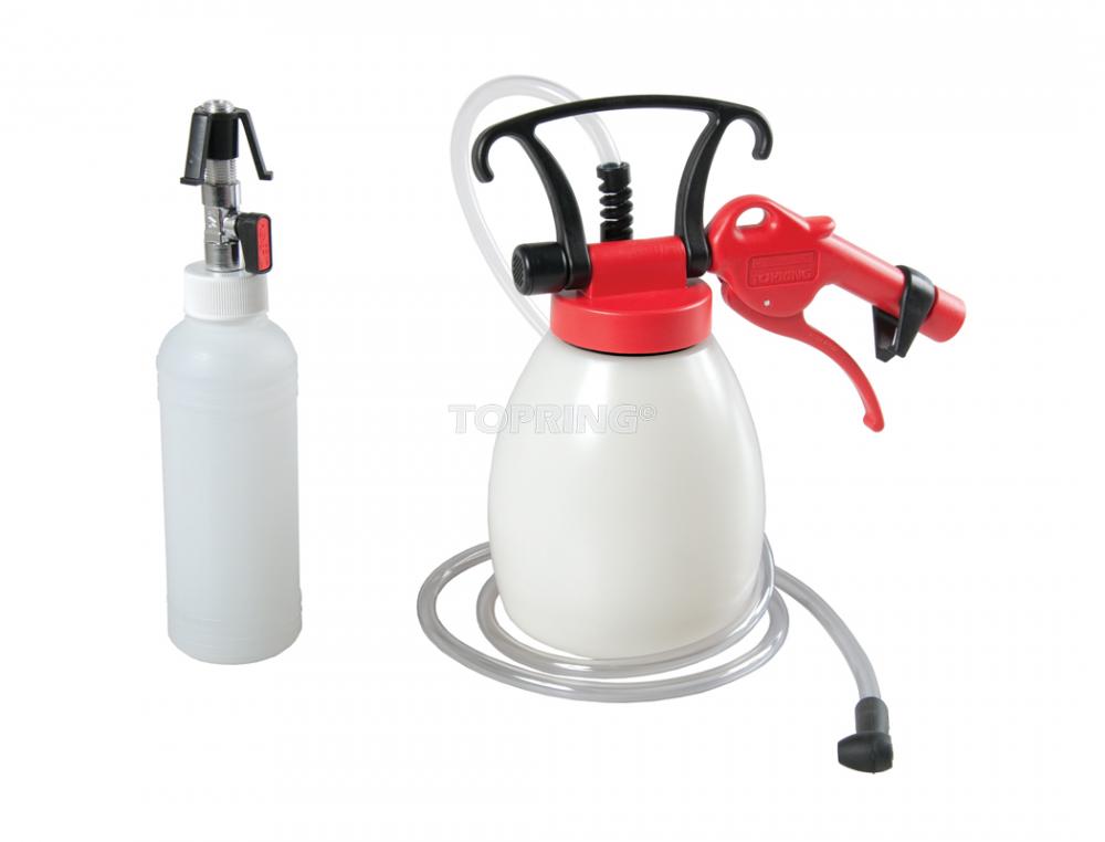 Purgeur de freins 1.2 L 1/4 NPT avec bouteille de remplissage