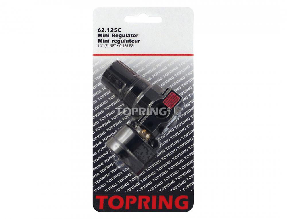 Régulateur de pression en acétal 0 à 120 PSI 1/4 (F) NPT