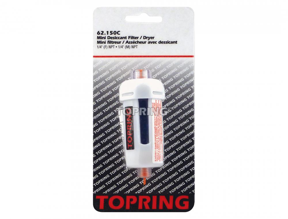 Filtre jetable eau et huile 95 mm pour outil à air 1/4 (F-M) NPT