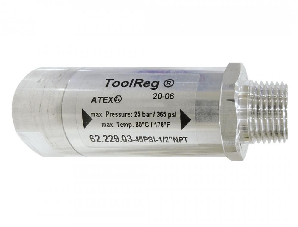 R?Šgulateur de pression pr?Šr?Šgl?Še en aluminium 90 PSI 1/2 (F) ?  1/2 (M
