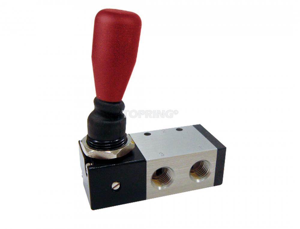 Valve manuelle ?  manette ?  ressort 3/2 voies 1/4 (F) N