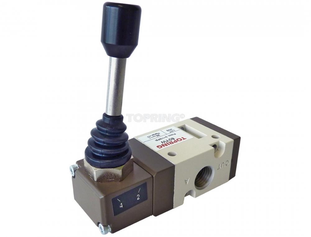 Valve manuelle ?  manette ?  ressort 3/2 voies 1/4 (F) N