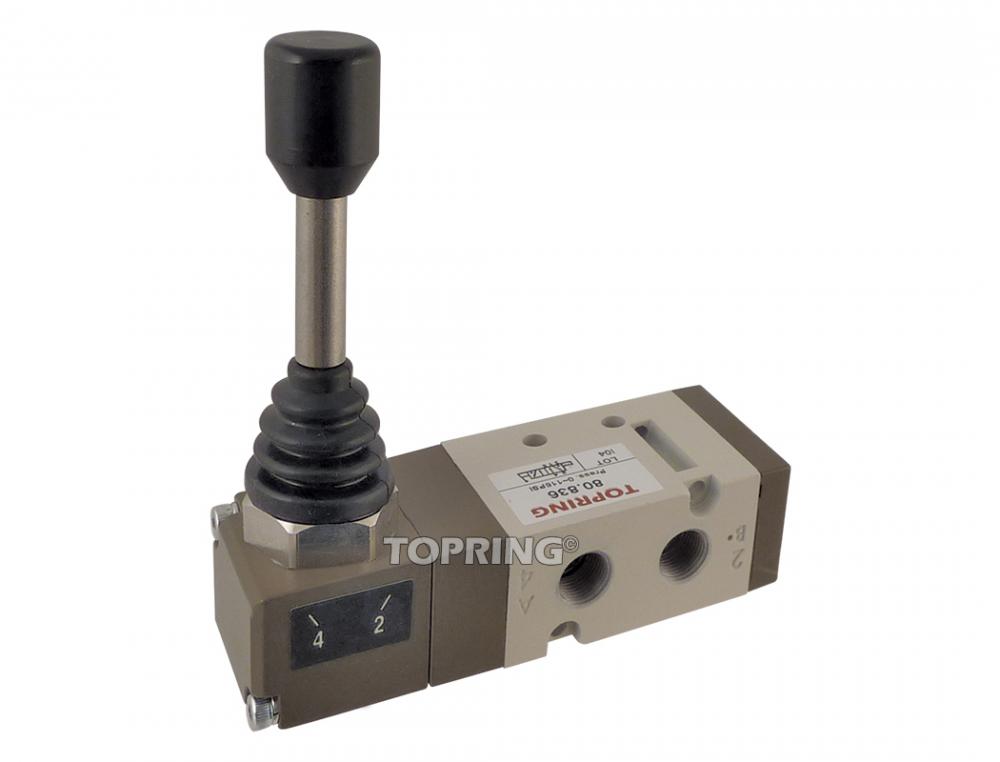 Valve manuelle ?  manette ?  d?Štente 5/2 voies 1/8 (F)