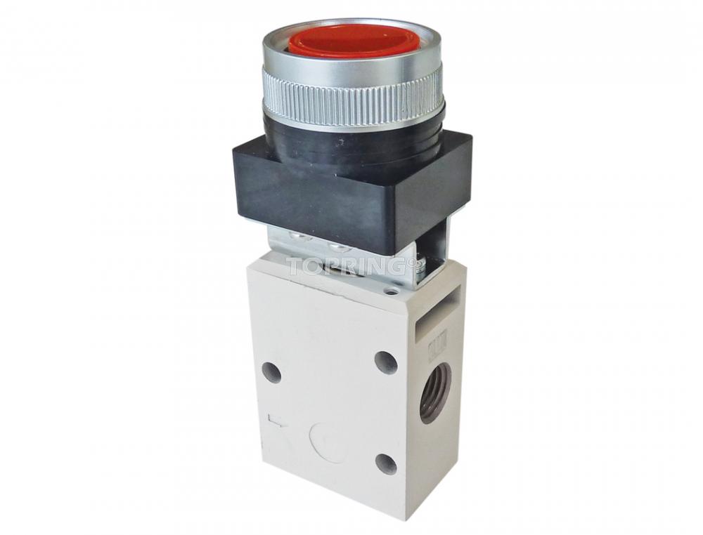 Valve manuelle ?  bouton 3/2 voies 1/4 (F) NP
