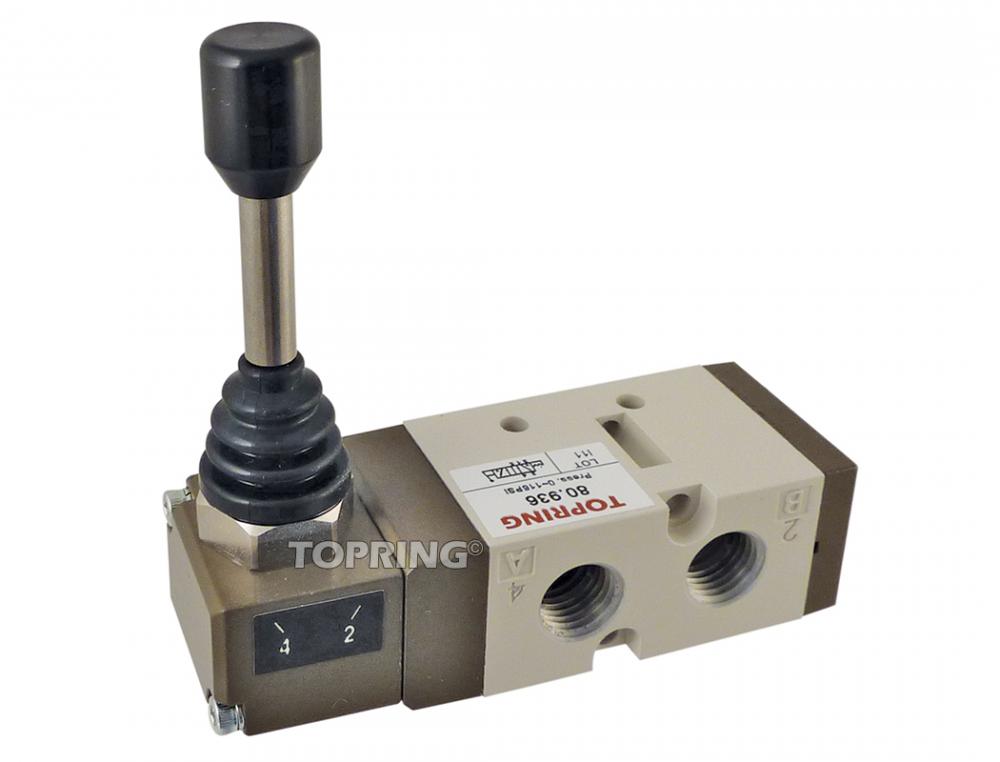 Valve manuelle ?  manette ?  d?Štente 5/2 voies 1/4 (F)