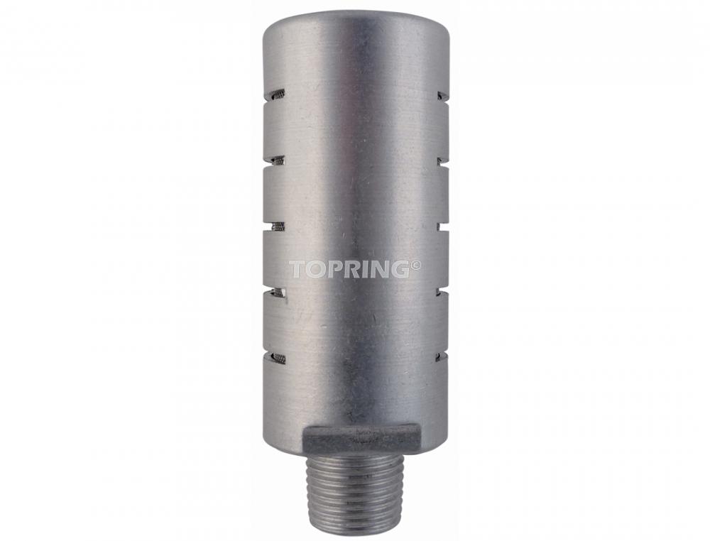 Silencieux pneumatique en aluminium 1/4 (M) NPT (multiple de 10)