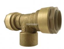 Topring 07.325 - Adaptateur en Té en laiton 15 mm à 1/2 (F) BSPP S07