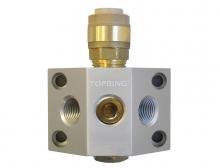 Topring 7.496 - Dist. alu 22mm x (2/3)3/8(F)NPT QuickLINE