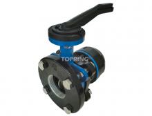 Topring 8.407 - Robinet quart de tour 2-1/2(F)NPT x 80mm PPS CRN
