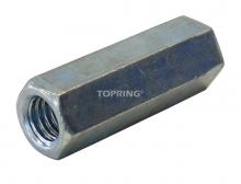 Topring 8.549 - Ecrou Racc. hex. 1/2 UNC plaqué zinc PPS