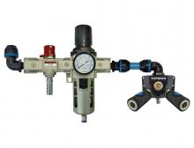 Topring 08.622.05 - Unit?Š combin?Še FR avec distributeur et 2 raccords en composite 1/4 industriel pour 25 mm S