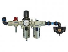 Topring 08.629 - Unit?Š combin?Še FRL avec distributeur 3 sorties 1/2 (F) NPT pour 25 mm S