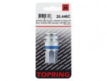 Topring 20.446C - Raccord rapide 1/4 industriel en acier 1/4 (F) NPT